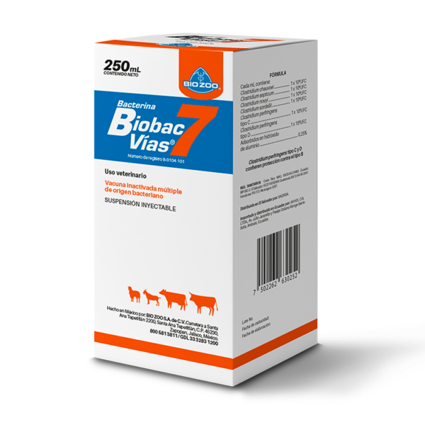 <span style="color: #626565;">BACTERINA BIOBAC 7 VÍAS 50 ML </span><br><span style="color: #008581;">10%</span>