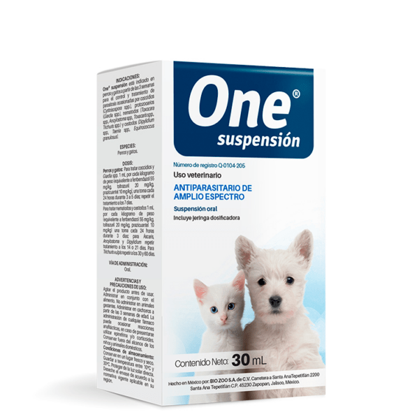 <span style="color: #626565;"> ONE SUSPENSIÓN 30 ML Y 60 ML</span><br><span style="color: #008581;"> 5%</span>